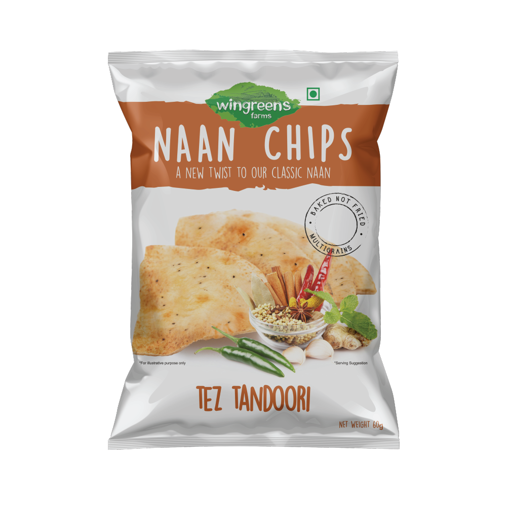 Picture of Wingreens Tez Tandoori Naan Chips             60g