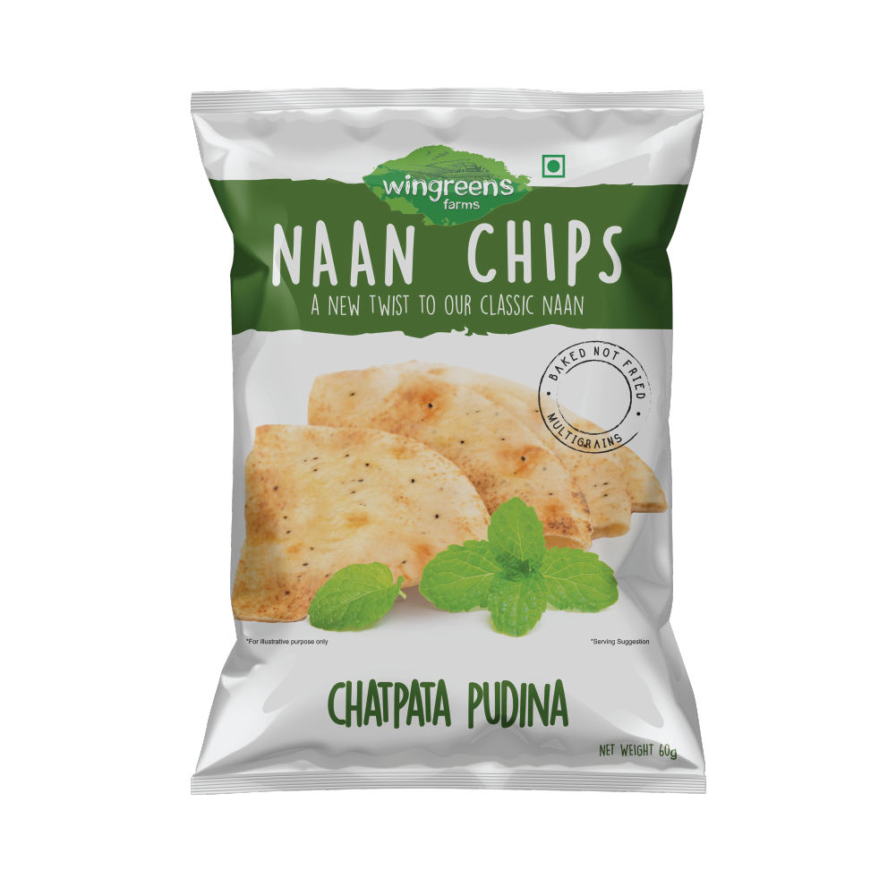 Picture of Wingreens Chatpatta Pudina Naan Chips       60g