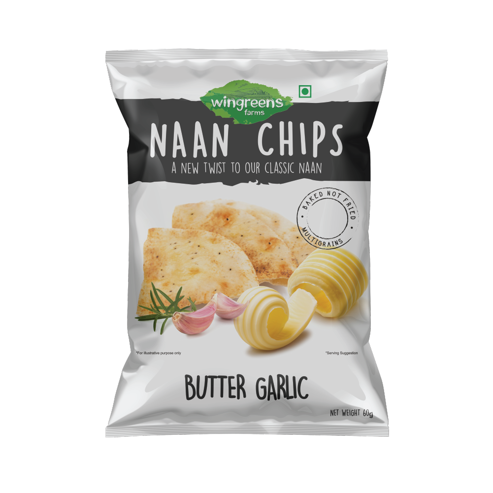 Picture of Wingreens Butter Garlic Naan Chips             60g