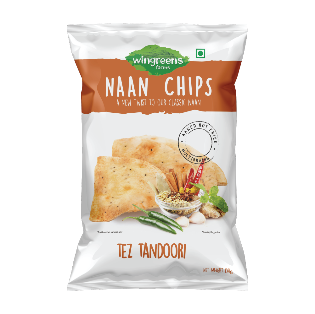 Picture of Wingreens Tez Tandoori Naan Chips             150g