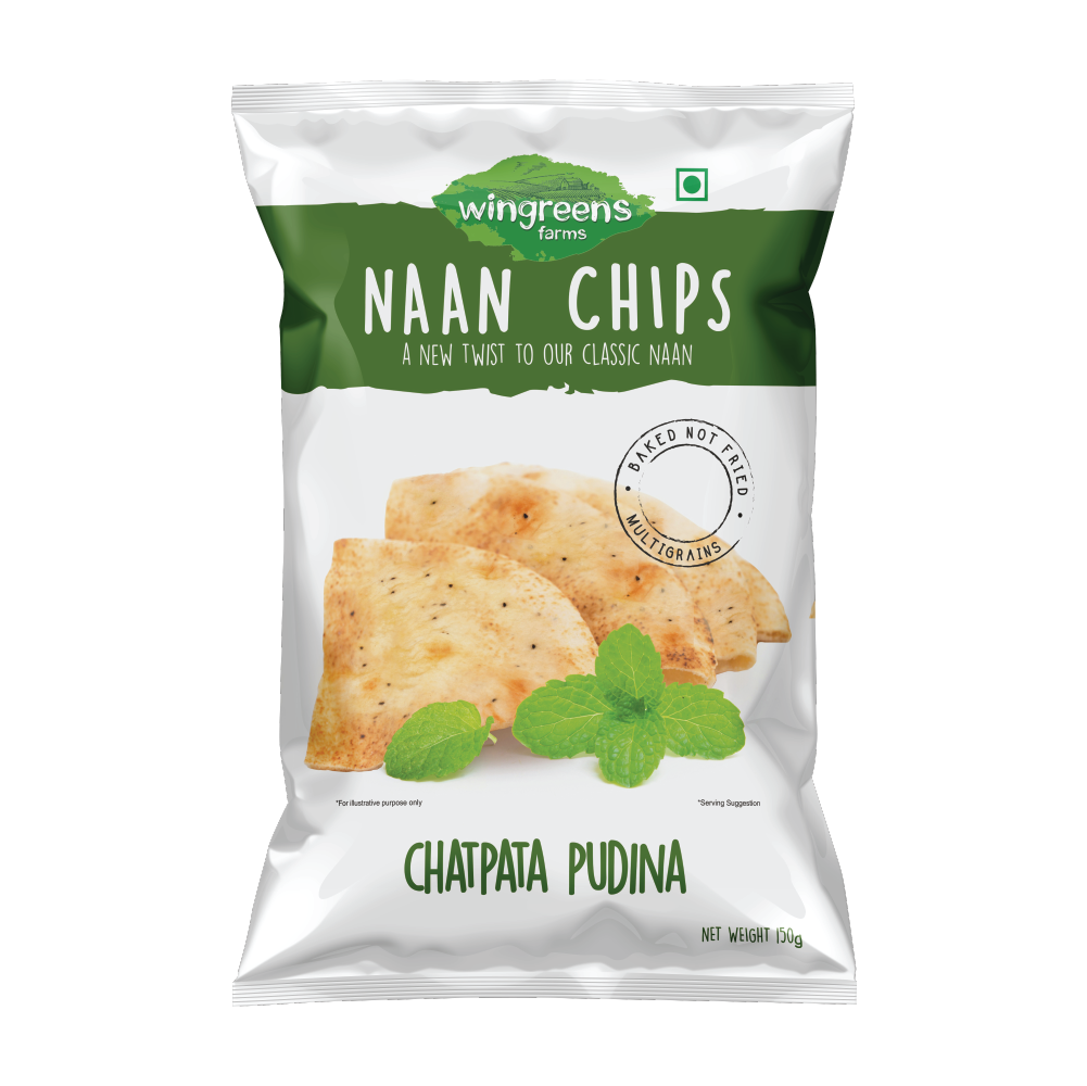 Picture of Wingreens Chatpatta Pudina Naan Chips       150g
