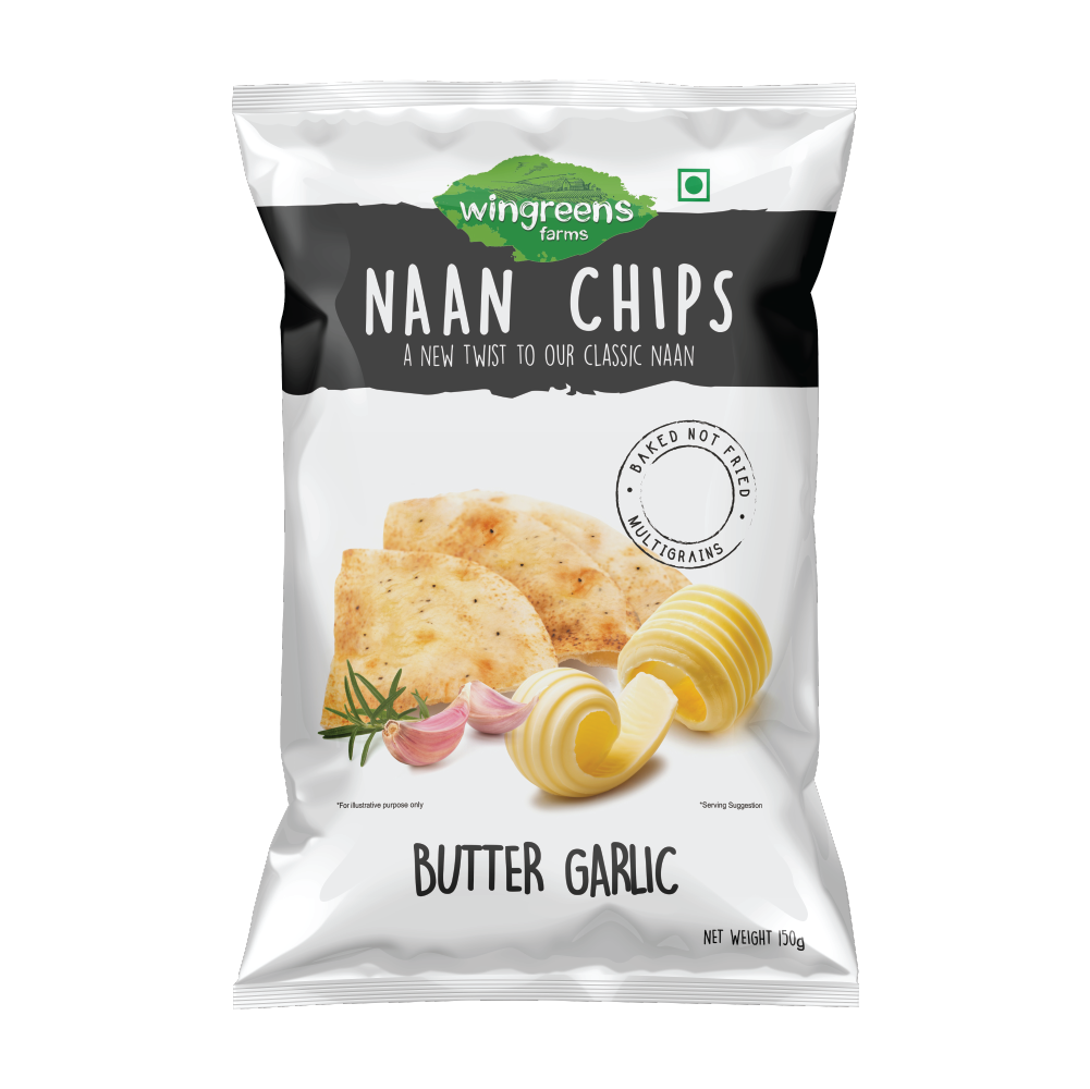 Picture of Wingreens Butter Garlic Naan Chips             150g