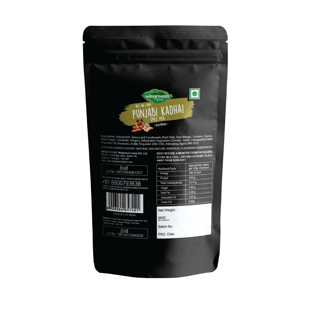 Picture of Wingreens All-In-One Punjabi Kadhai Spice Mix 50GM