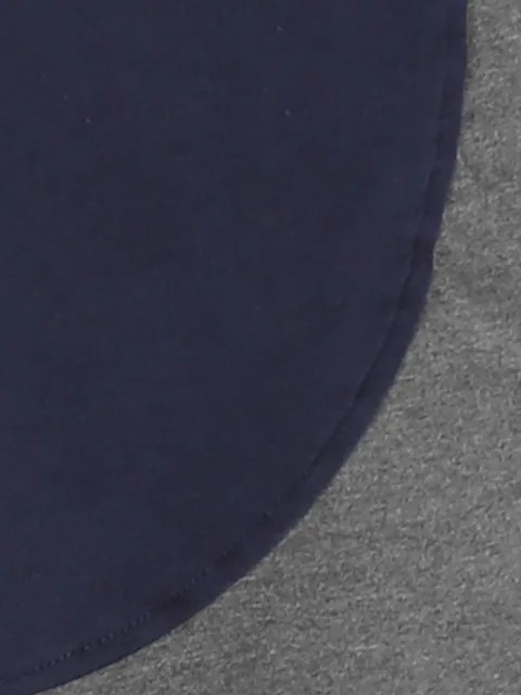 Picture of Navy & Charcoal Melange Knit Sport Shorts