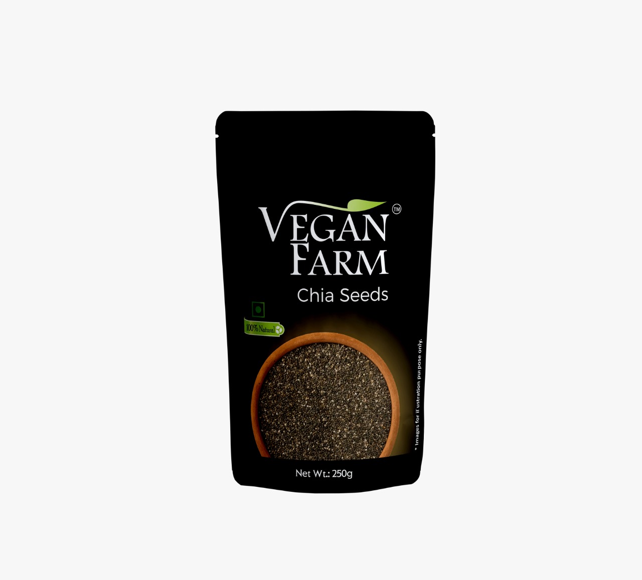 Show details for VeganFarm Chia Seeds (250 GMS) Picture of VeganFarm Chia Seeds (250 GMS)
