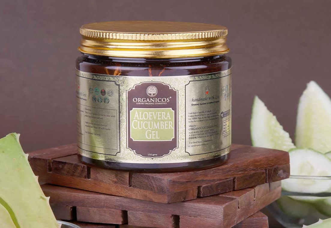 Show details for Organicos Aloevera Cucumber Gel 150 gm Picture of Organicos Aloevera Cucumber Gel 150 gm