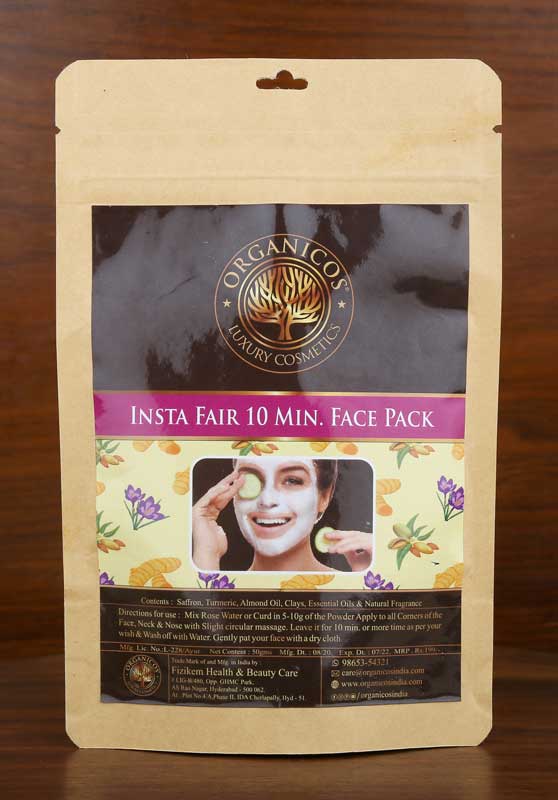 Picture of Organicos Insta Fair Face Pack