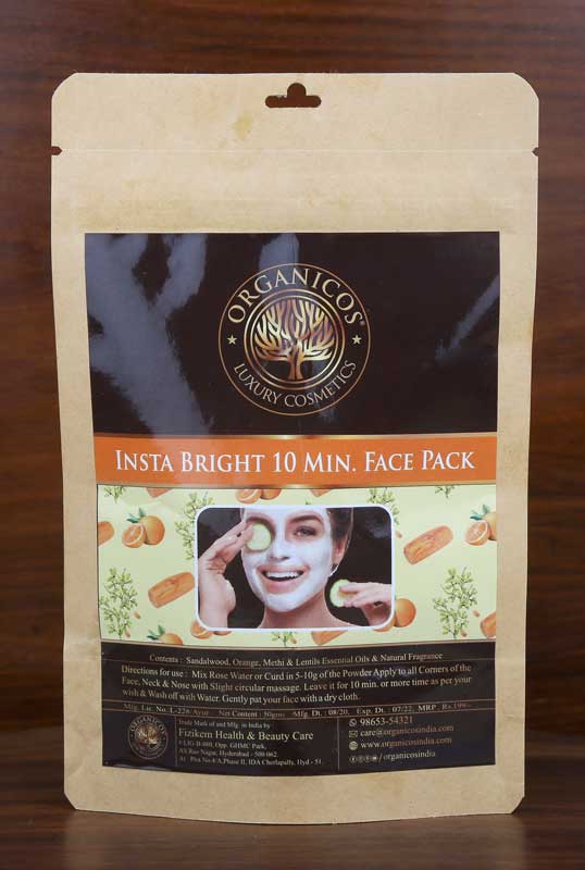 Show details for Organicos Insta Bright Face Pack Picture of Organicos Insta Bright Face Pack
