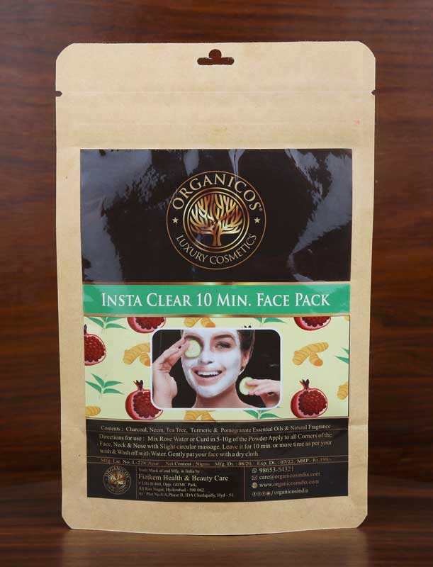 Show details for Organicos Insta Clear Face Mask Picture of Organicos Insta Clear Face Mask