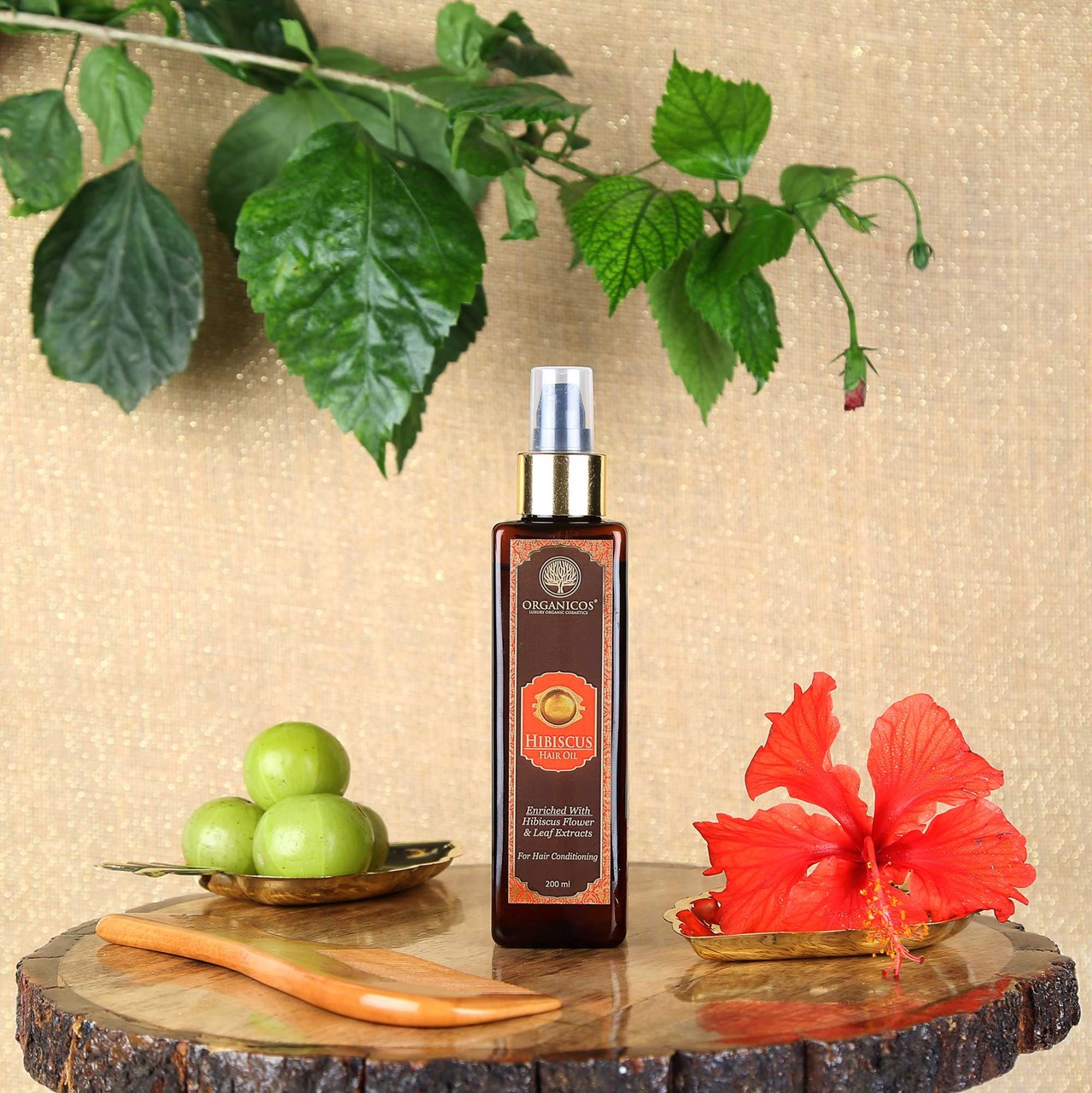Show details for Organicos Hibiscus Hair Oil - 200 ml Picture of Organicos Hibiscus Hair Oil - 200 ml
