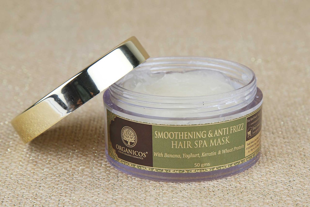 Picture of Organicos Smoothening & Anti Frizz Hair Spa Mask 50 gms
