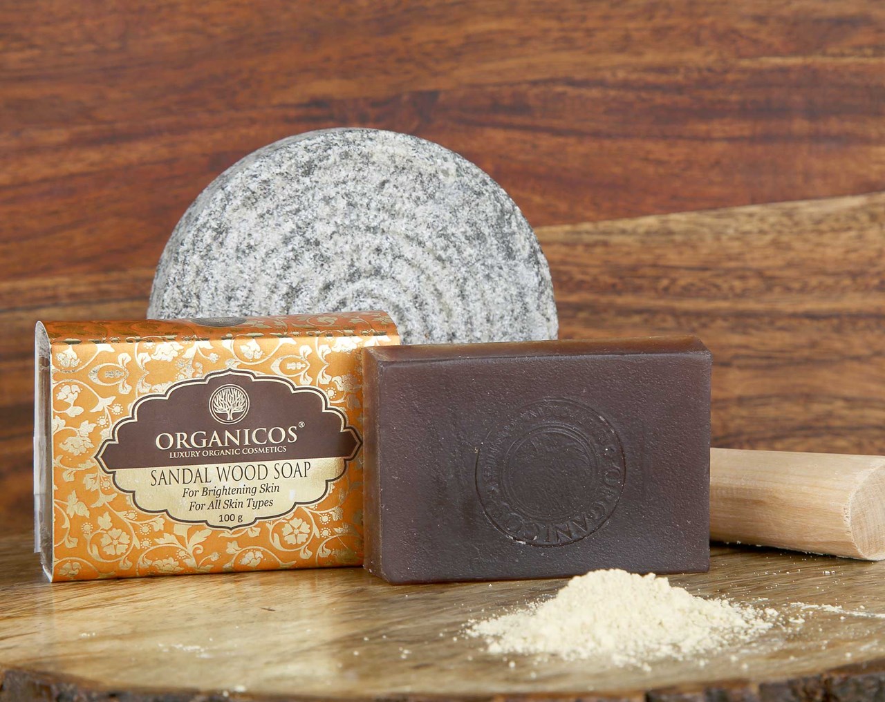 Picture of Organicos Sandal Wood Soap 100 g