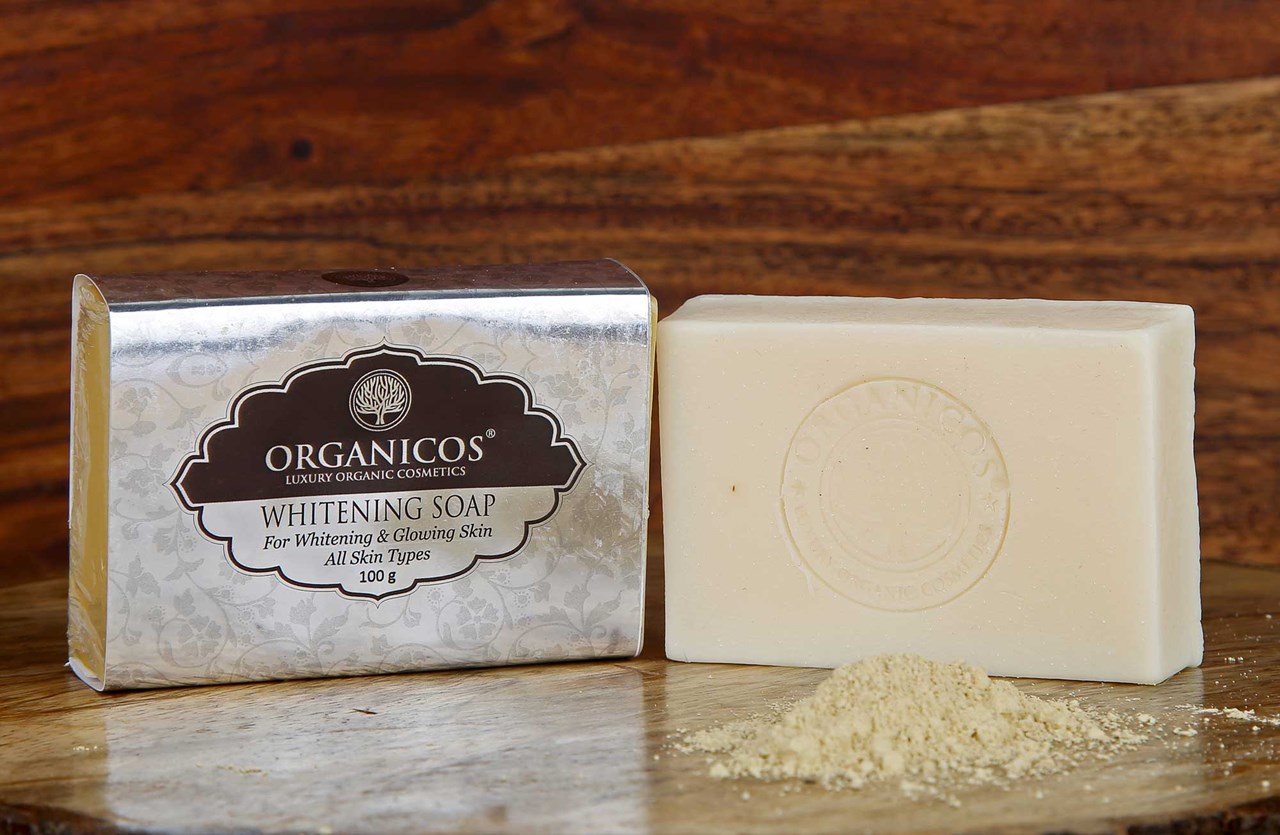 Show details for Organicos Skin Whitening Soap 100 g Picture of Organicos Skin Whitening Soap 100 g