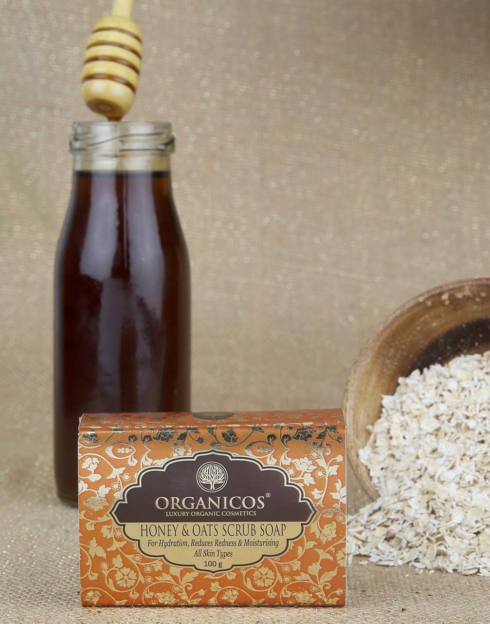 Show details for ORGANICOS HONEY + OATS SOAP Picture of ORGANICOS HONEY + OATS SOAP