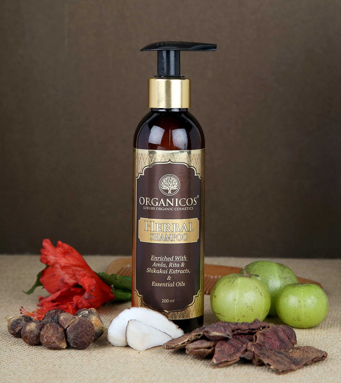Show details for Organicos Herbal Shampoo 200 ml Picture of Organicos Herbal Shampoo 200 ml