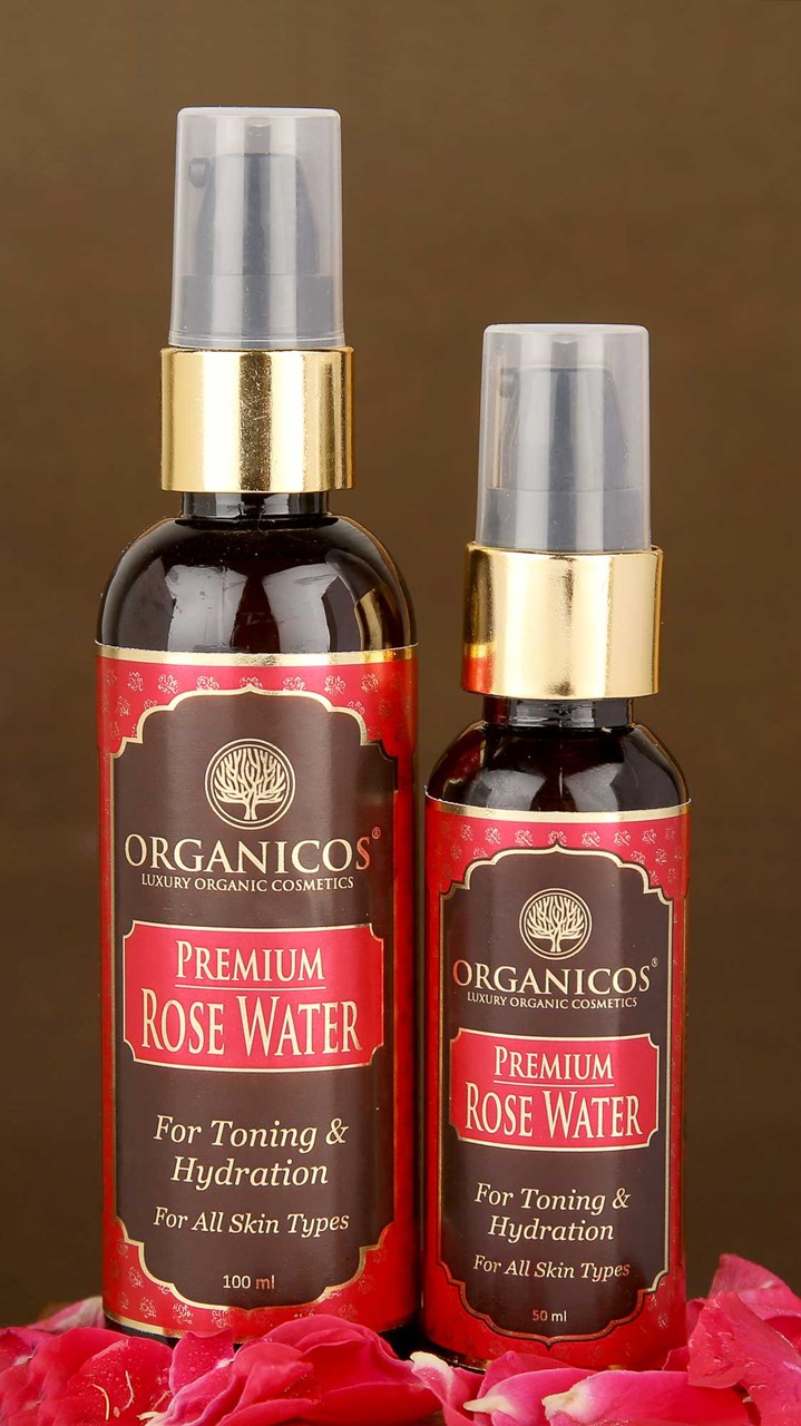 Show details for ORGANICOS PREMIUM ROSE WATER - 100ML + 50ML Picture of ORGANICOS PREMIUM ROSE WATER - 100ML + 50ML