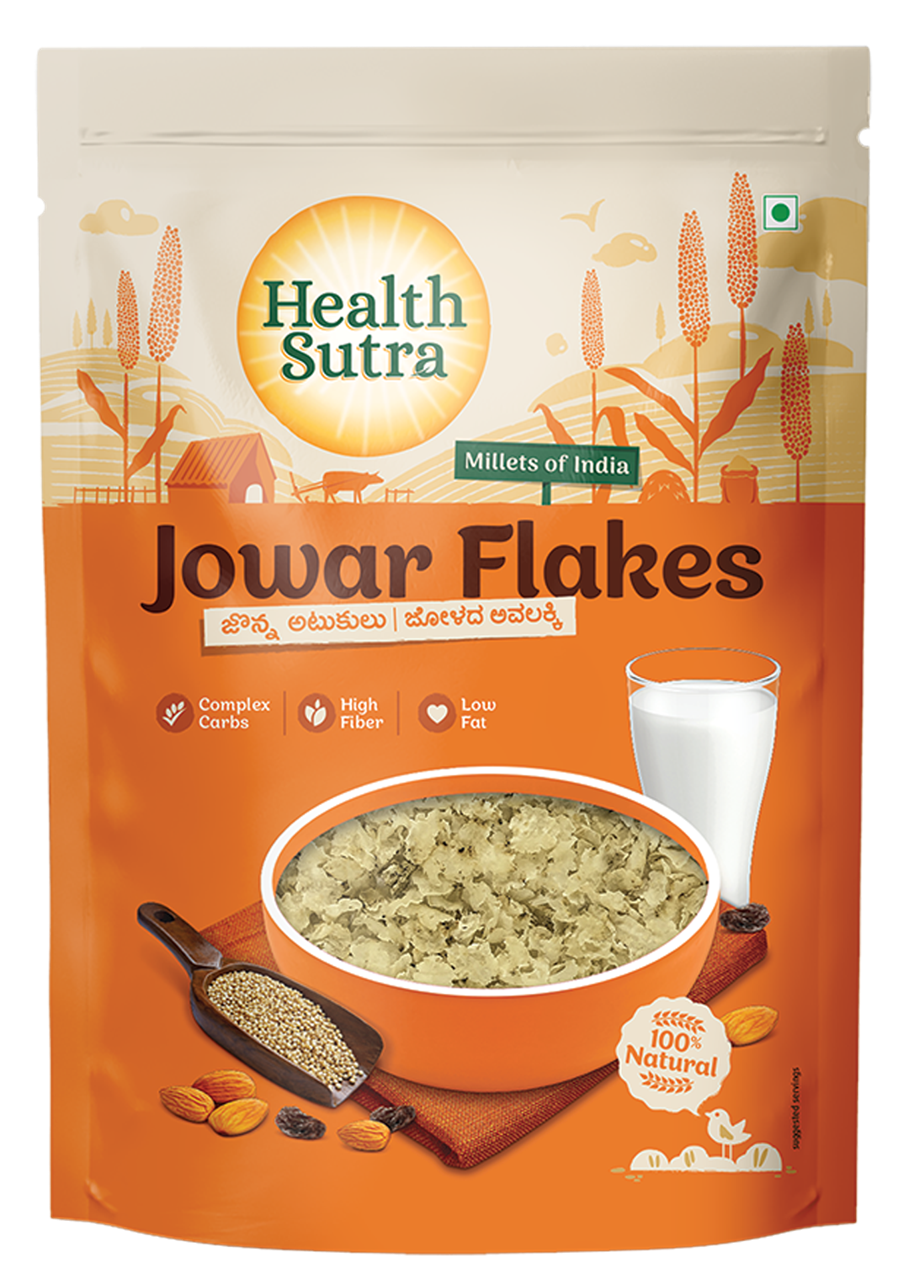Picture of BOGO Offer - Jowar Flakes 250GRMS & Yellow Jowar Flakes 250GRMS
