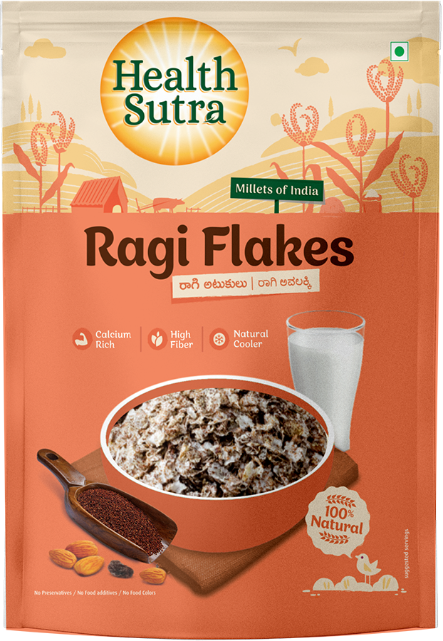 Picture of BOGO Offer - Ragi Flakes 250GRMS & Yellow Jowar Flakes 250GRMS