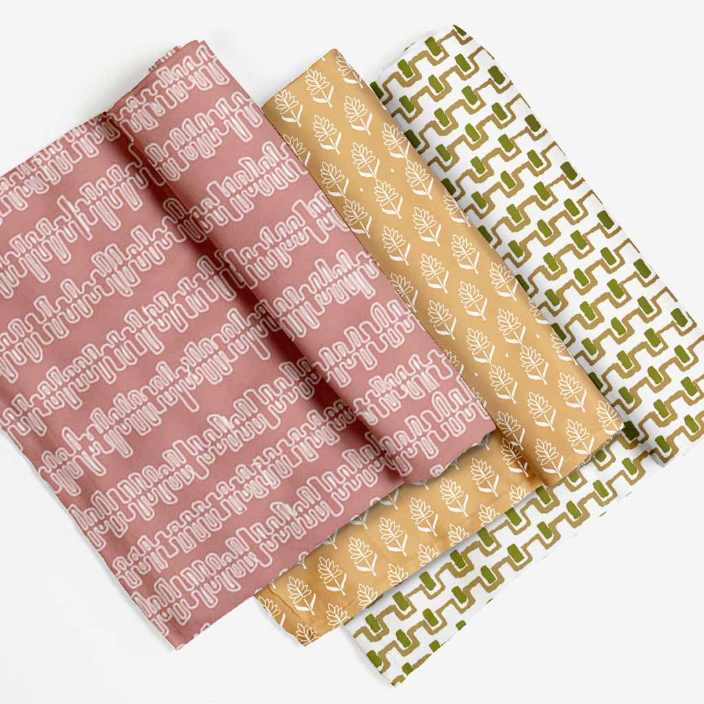 Picture of SuperBottoms 100% Cotton Mul Mul Swaddle for Newborn, baby girls and baby boys