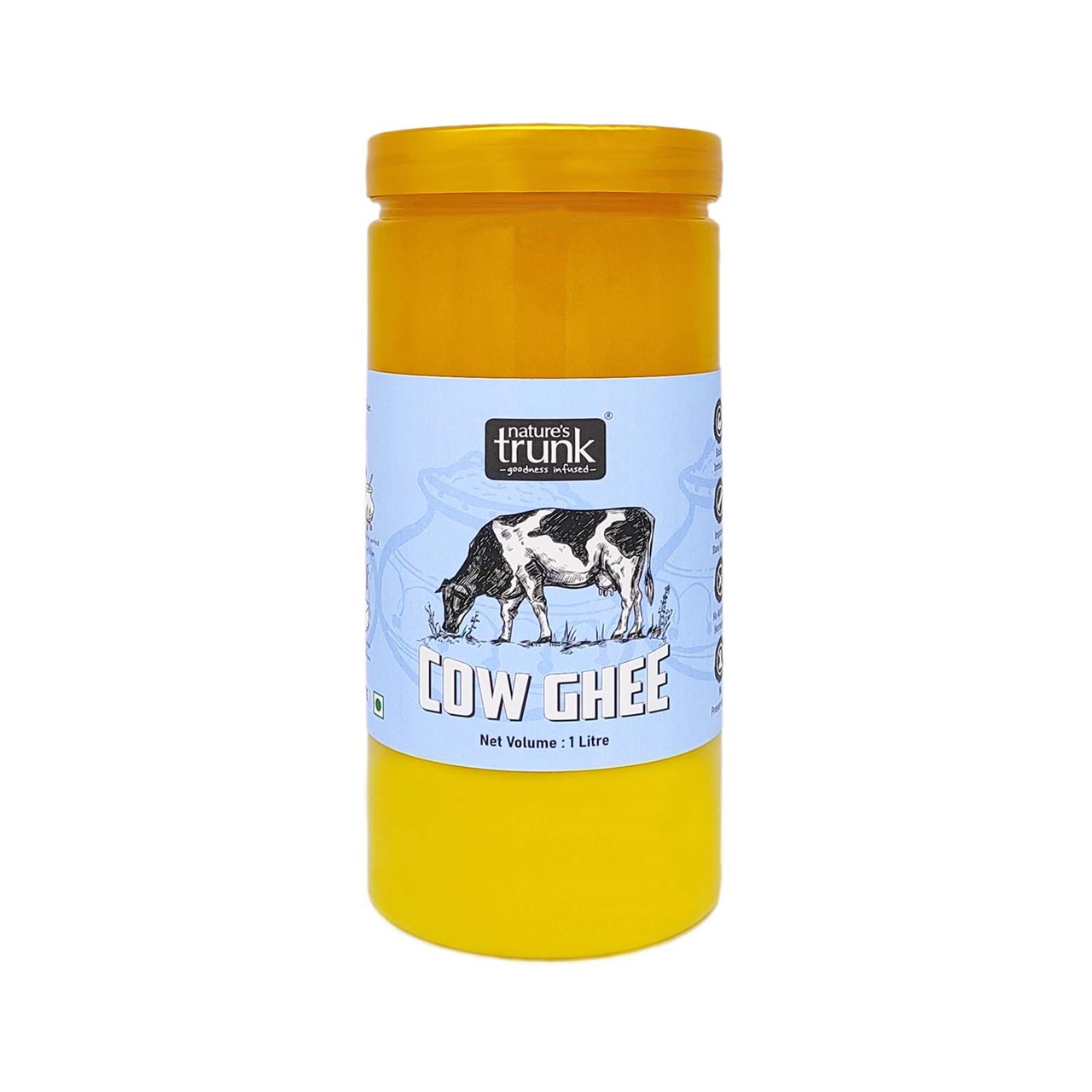 Show details for Nature's Trunk A1 Cow Ghee 1 Litre Picture of Nature's Trunk A1 Cow Ghee 1 Litre