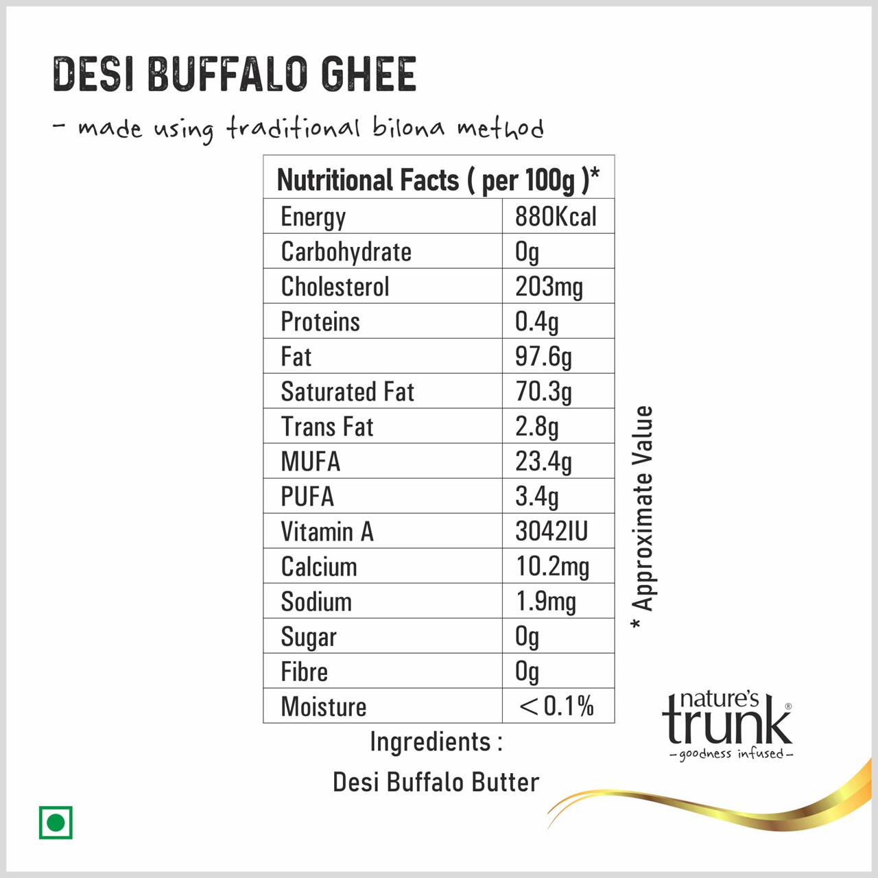 Picture of Buffalo Ghee 450 Grams