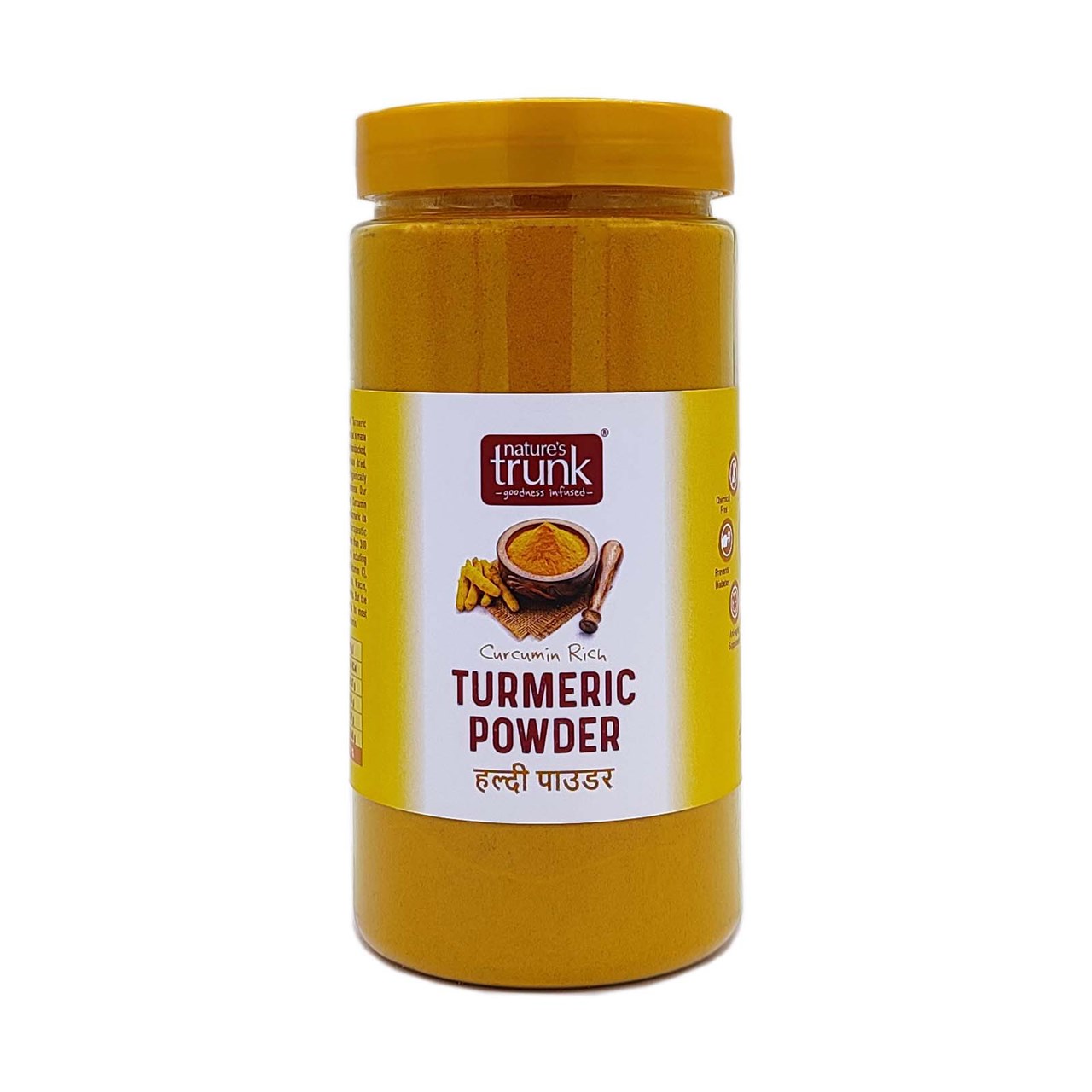 Show details for Nature's Trunk Turmeric Powder - Haldi ( Pesticide Free ) 300 Grams Picture of Nature's Trunk Turmeric Powder - Haldi ( Pesticide Free ) 300 Grams