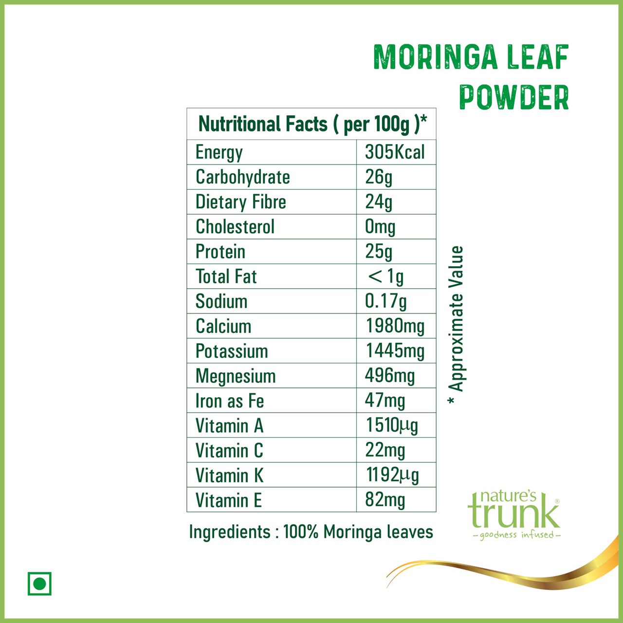 Moringa Leaf Powder Drumstick