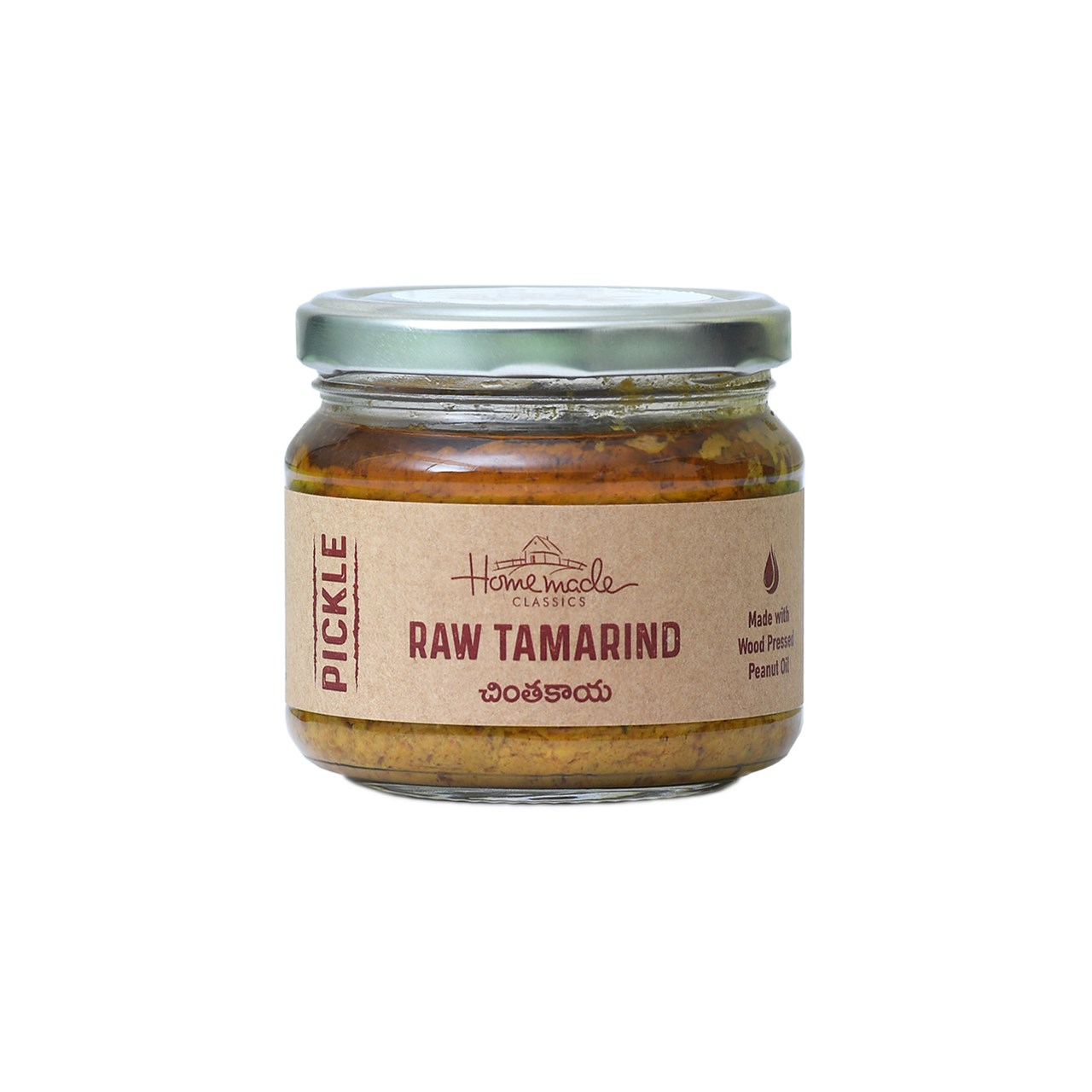 Picture of Nature's Trunk Raw Tamarind Pickle ( kachi Imli ka Achar / Chintakaya Pachadi ) 300 Grams