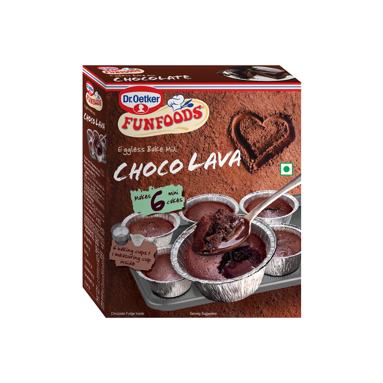 Show details for Dr. Oetker Bake Mix Choco Lava - 320 GM Picture of Dr. Oetker Bake Mix Choco Lava - 320 GM