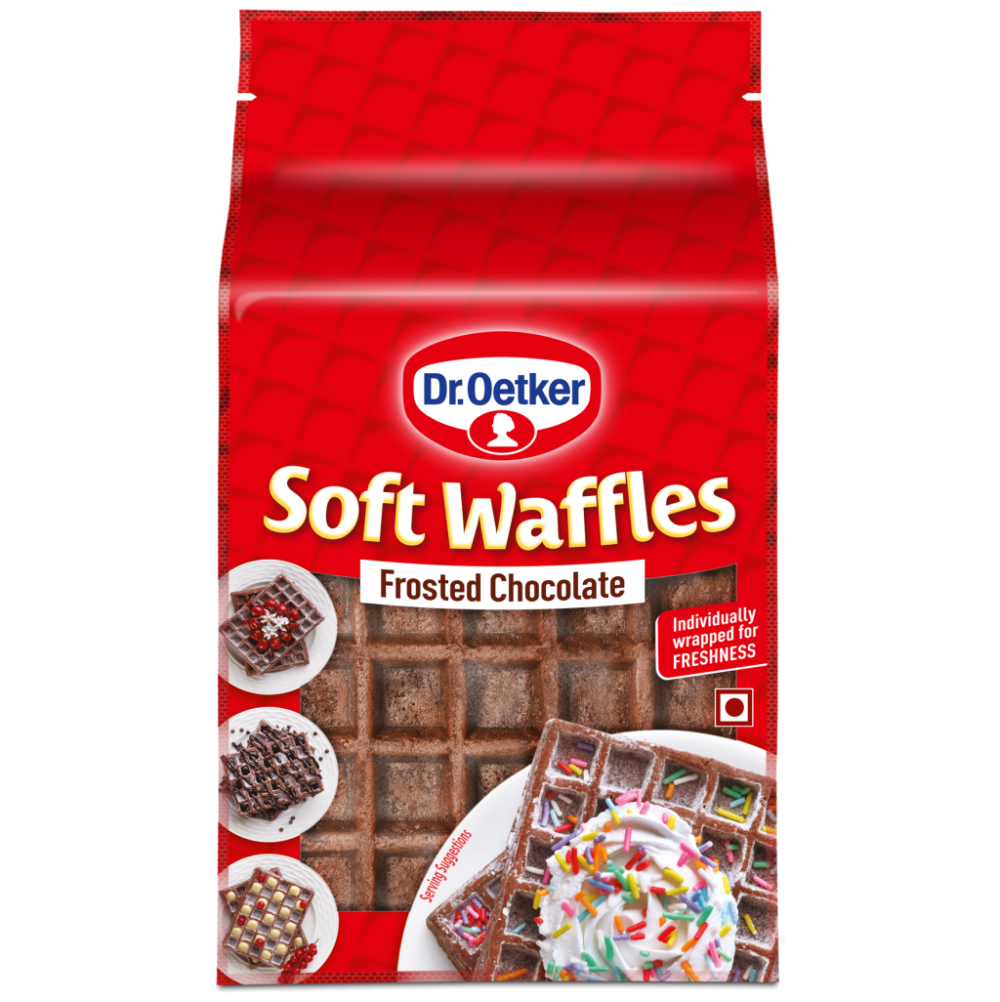 Show details for Dr. Oetker Soft Waffles Frosted Chocolate - 250 GM Picture of Dr. Oetker Soft Waffles Frosted Chocolate - 250 GM