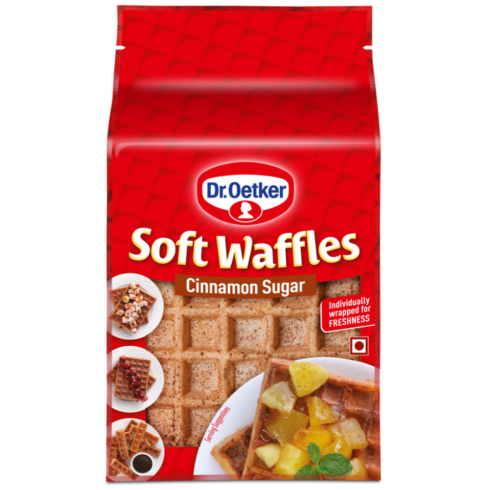 Show details for Dr. Oetker Soft Waffles Cinnamon Sugar - 250 GM Picture of Dr. Oetker Soft Waffles Cinnamon Sugar - 250 GM
