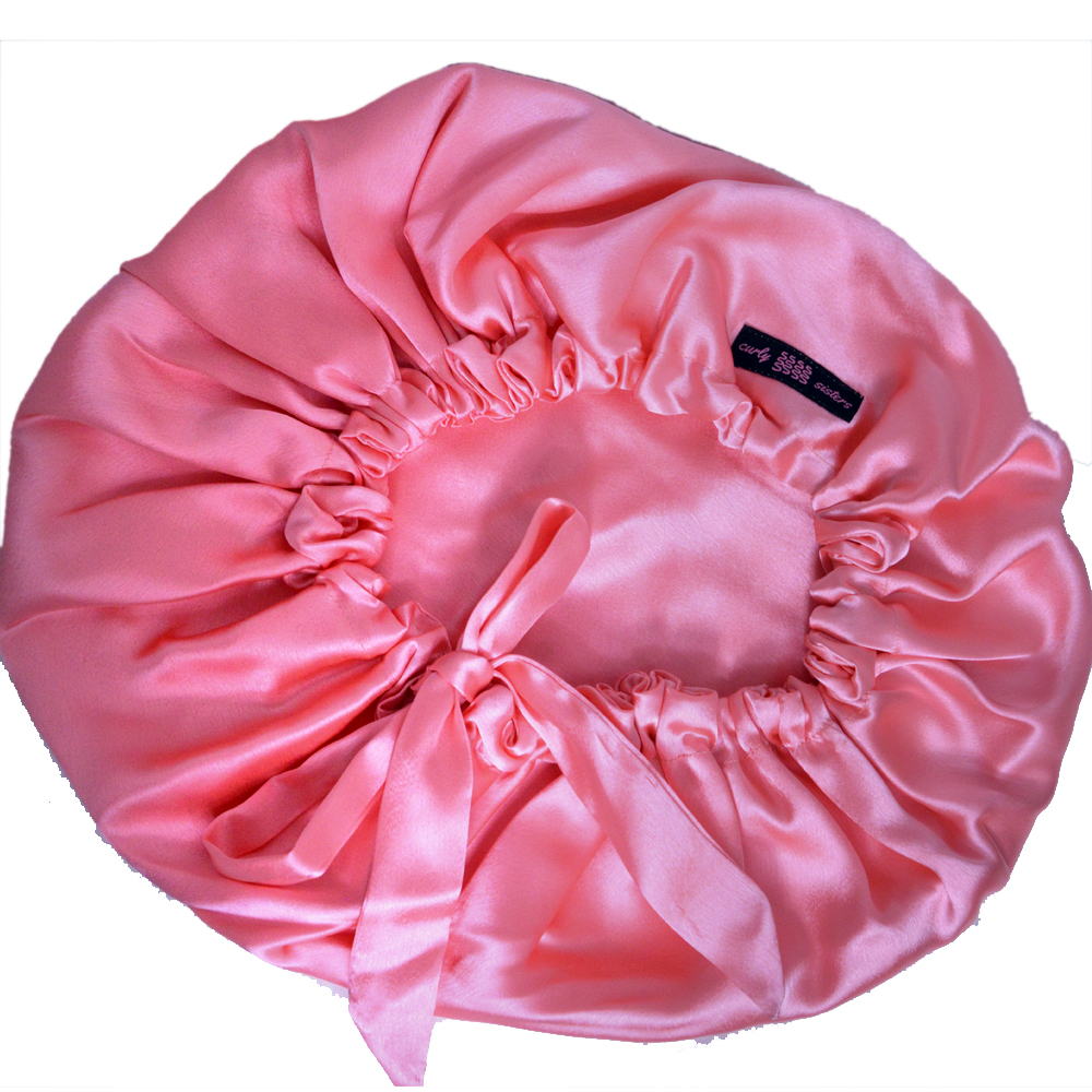 Show details for Curly Sisters Double Layered Satin Bonnet with Tie-Knot, Women's Hair Care Accessories Picture of Curly Sisters Double Layered Satin Bonnet with Tie-Knot, Women's Hair Care Accessories