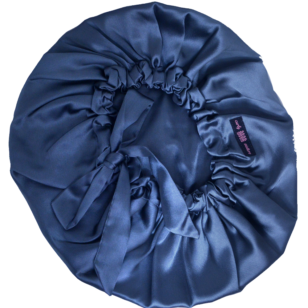 Show details for Curly Sisters Double Layered Satin Bonnet with Tie-Knot, Women's Hair Care Accessories Picture of Curly Sisters Double Layered Satin Bonnet with Tie-Knot, Women's Hair Care Accessories