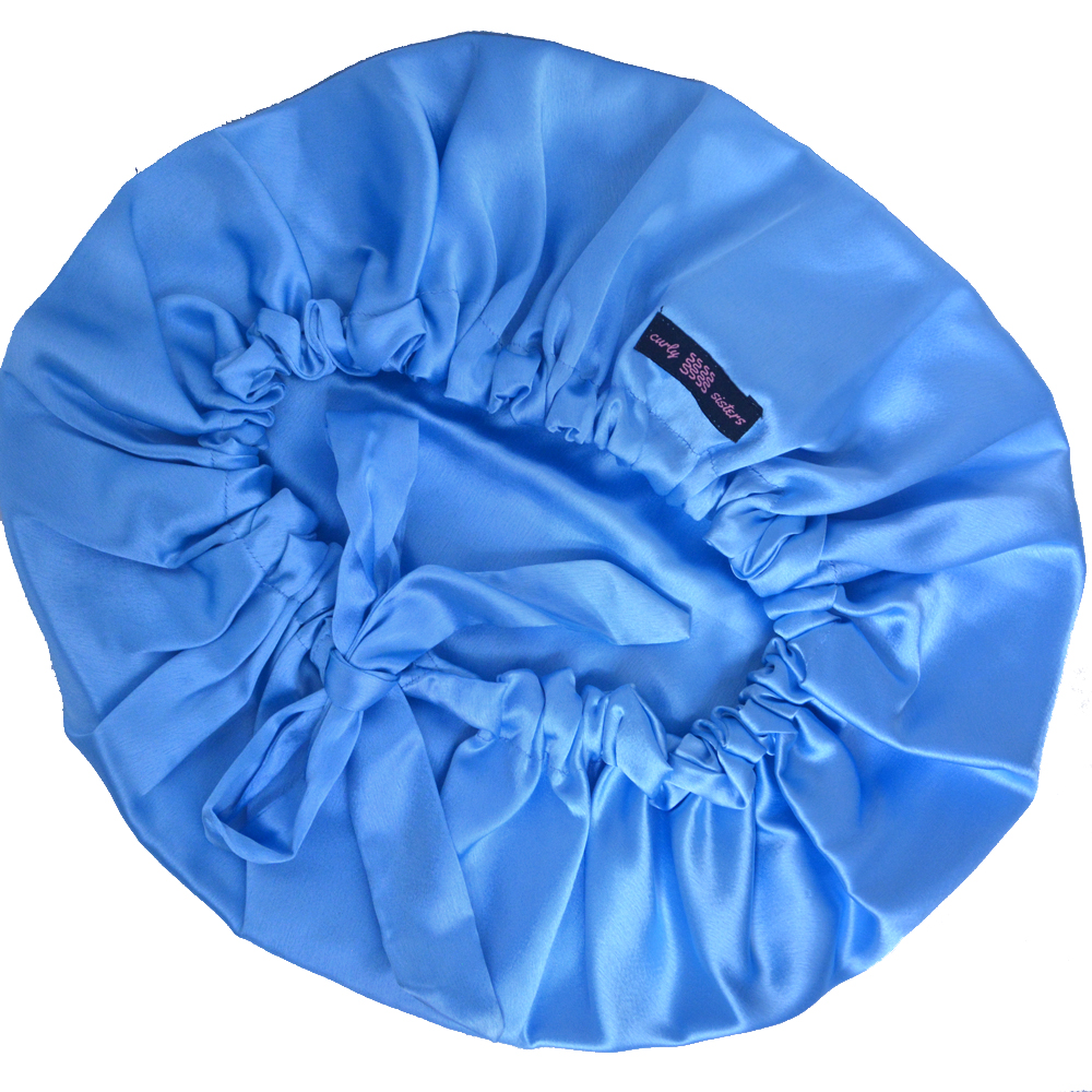 Picture of Curly Sisters Double Layered Satin Bonnet with Tie-Knot, Women's Hair Care Accessories