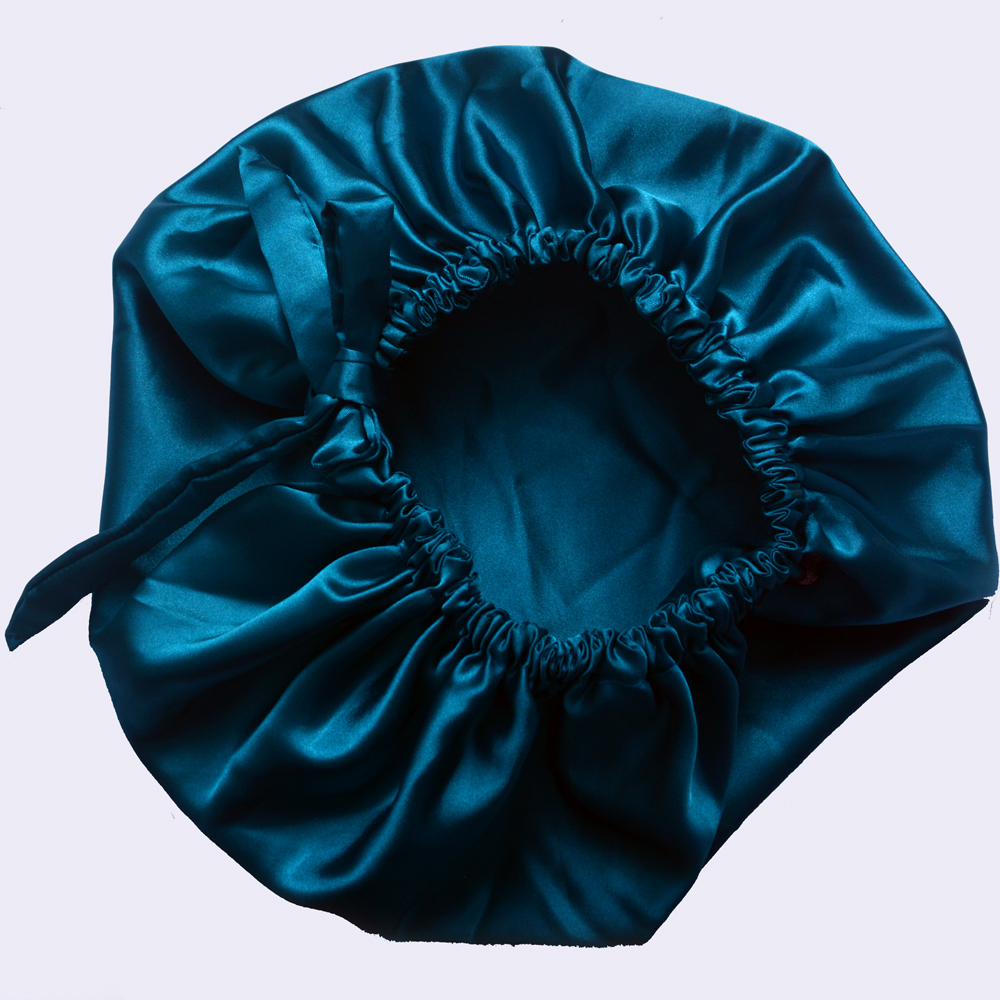 Picture of Curly Sisters Double Layered Satin Bonnet with Tie-Knot, Women's Hair Care Accessories