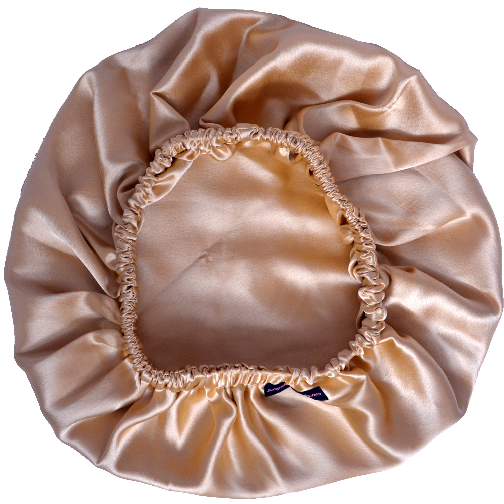 Show details for Curly Sisters Double Layered Ealsticated  Satin Bonnet, Women's Hair Care Accessories Picture of Curly Sisters Double Layered Ealsticated  Satin Bonnet, Women's Hair Care Accessories