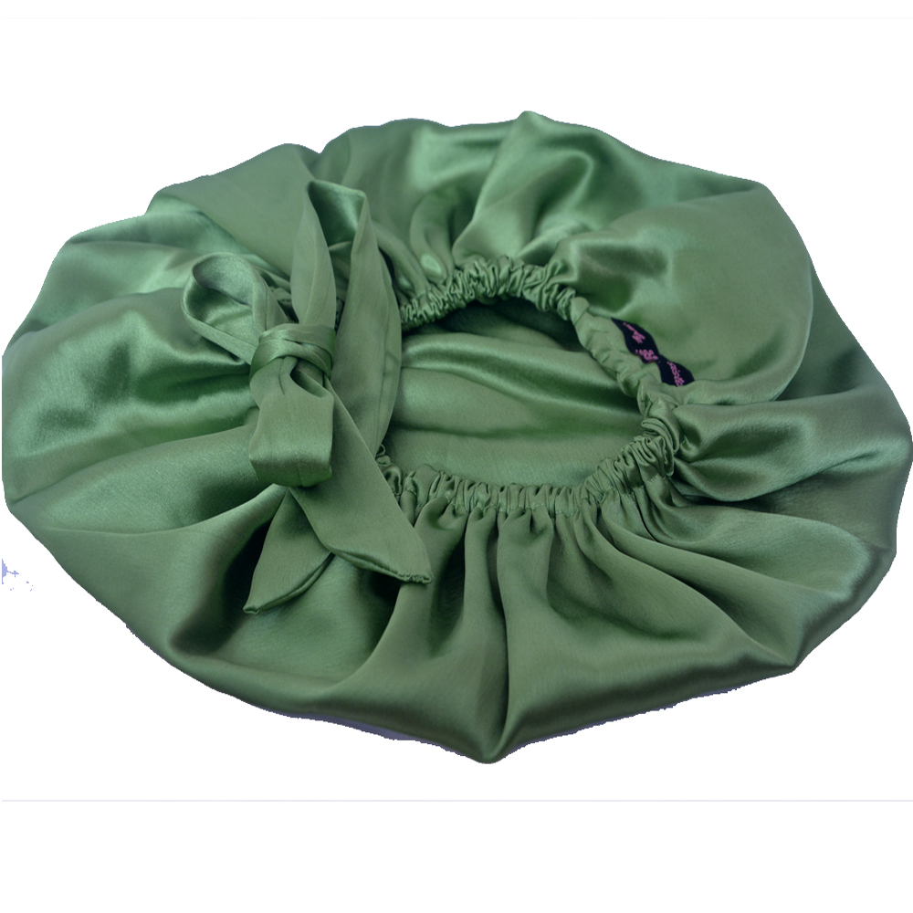 Picture of Curly Sisters Double Layered Satin Bonnet with Tie-Knot, Women's Hair Care Accessories