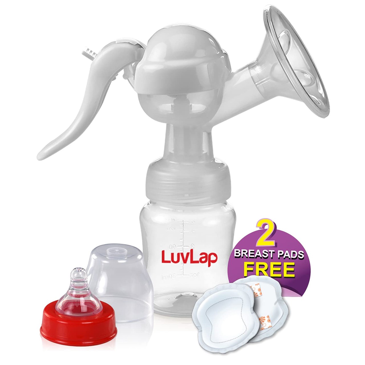Show details for LuvLap Blossom Manual Breast Pump Picture of LuvLap Blossom Manual Breast Pump