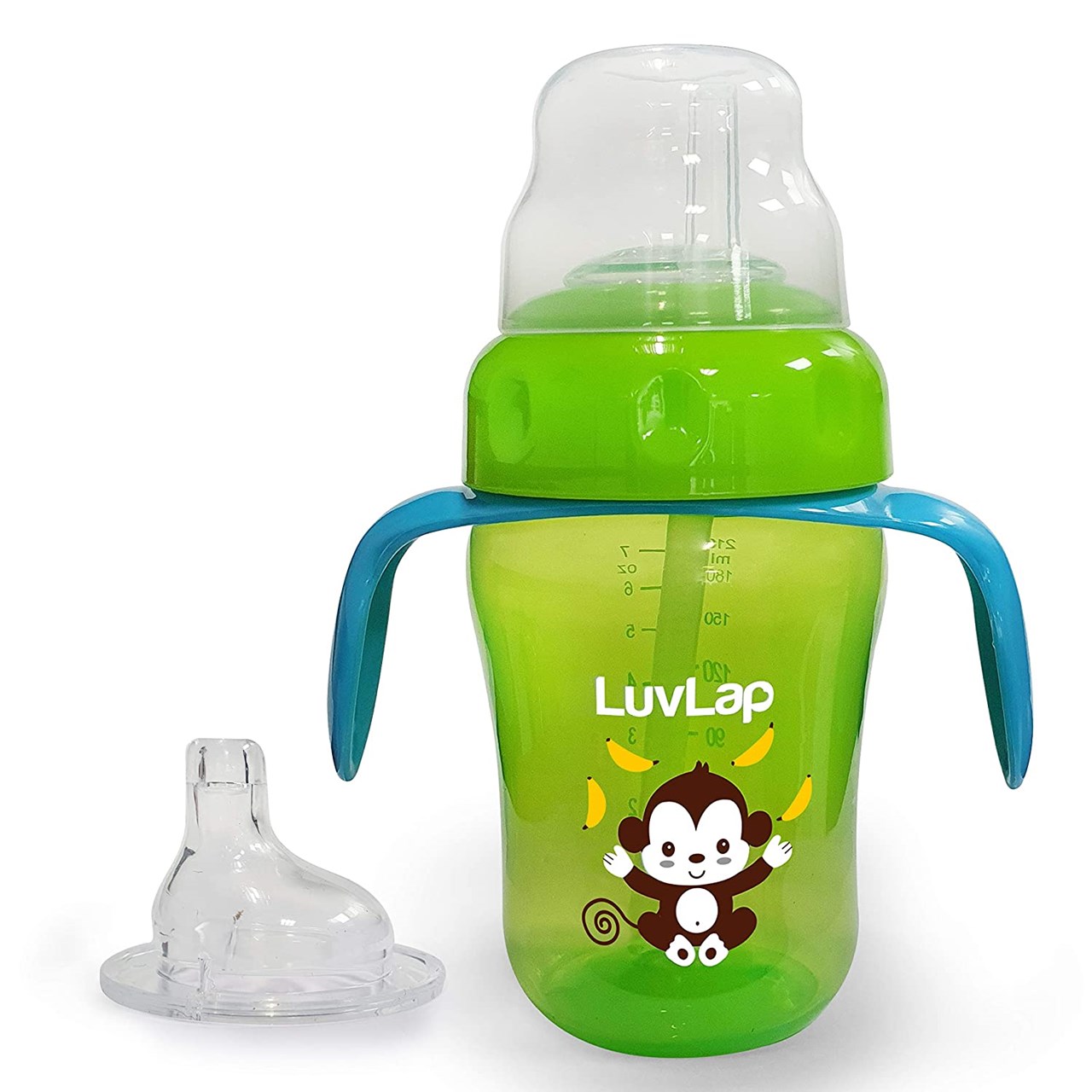 Picture of LuvLap Banana Time 2 in 1 Sipper - 150 ml Green