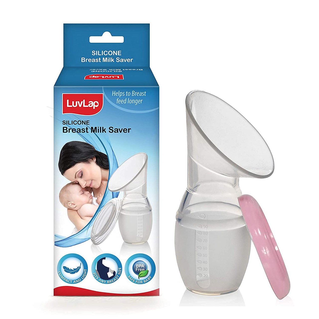 Show details for LuvLap Silicon Milk catcher Picture of LuvLap Silicon Milk catcher