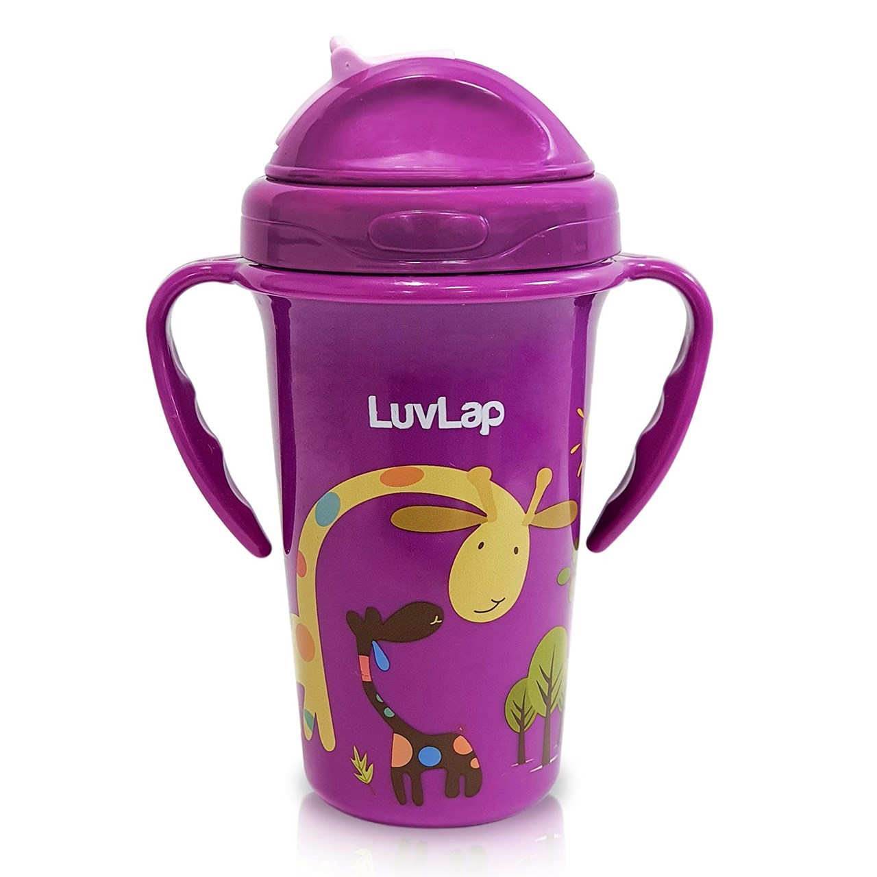 Show details for LuvLap Tiny Giffy sipper 300 ml Purple Picture of LuvLap Tiny Giffy sipper 300 ml Purple