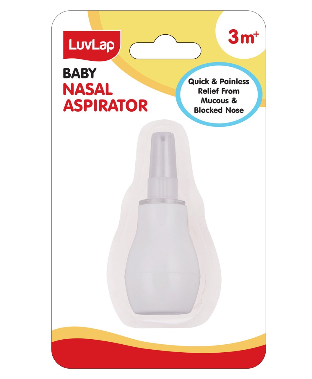 Show details for LuvLap Baby nasal aspirator White Picture of LuvLap Baby nasal aspirator White