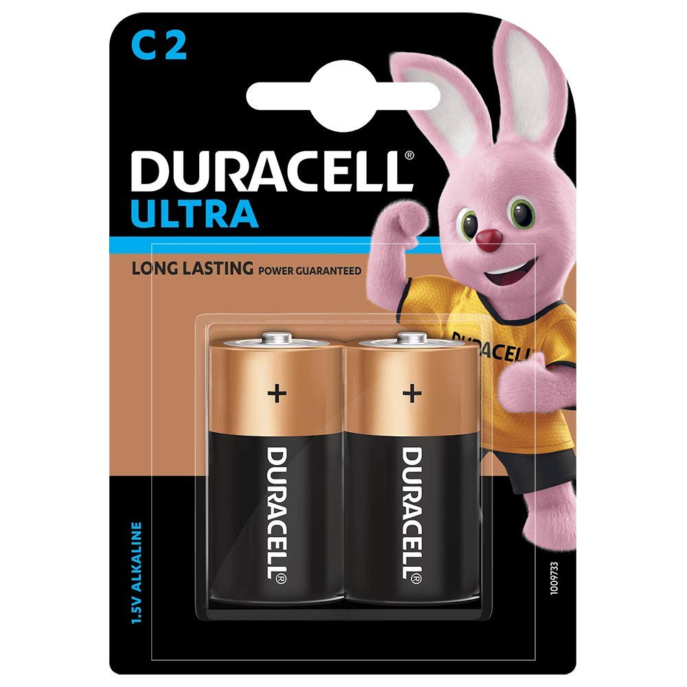 Picture of Duracell Ultra Alkaline C Battery, 2 pcs