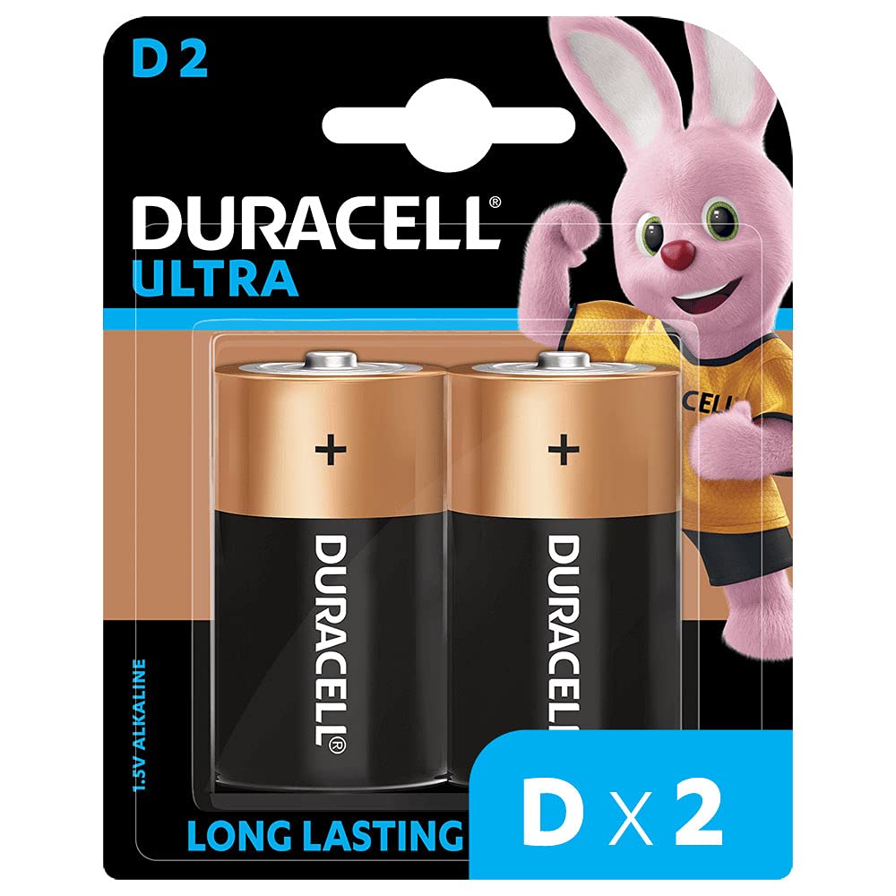 Picture of Duracell Alkaline Battery - D, Duralock Technology, 2 pcs