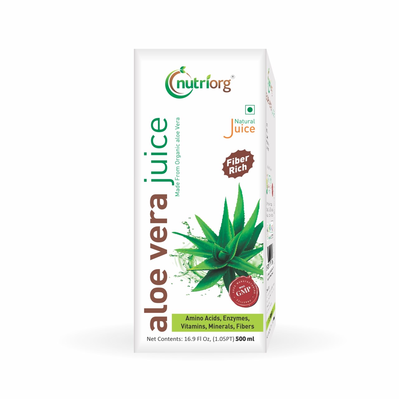 Show details for Nutriorg Aloevera Juice 500ml Picture of Nutriorg Aloevera Juice 500ml