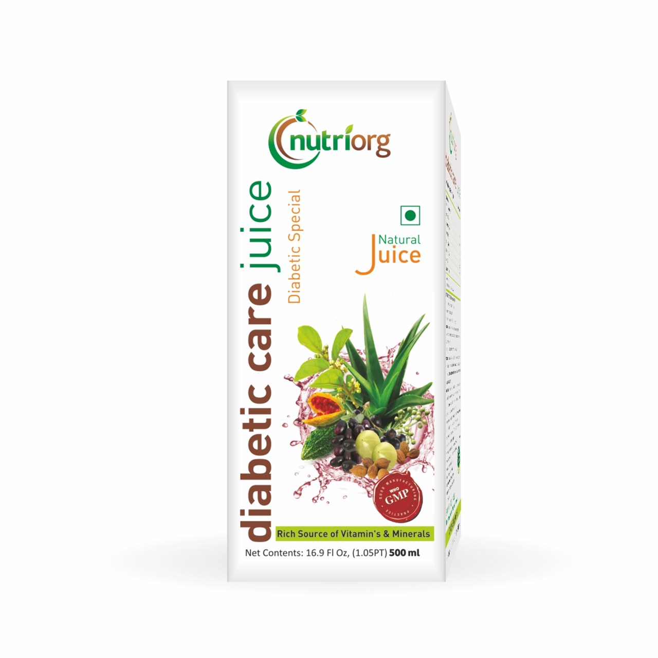 Show details for Nutriorg Diabetic Care Juice - 500 ml Picture of Nutriorg Diabetic Care Juice - 500 ml