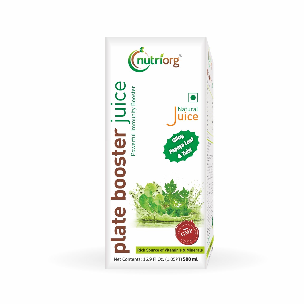 Picture of Nutriorg Plate booster Juice 500ml