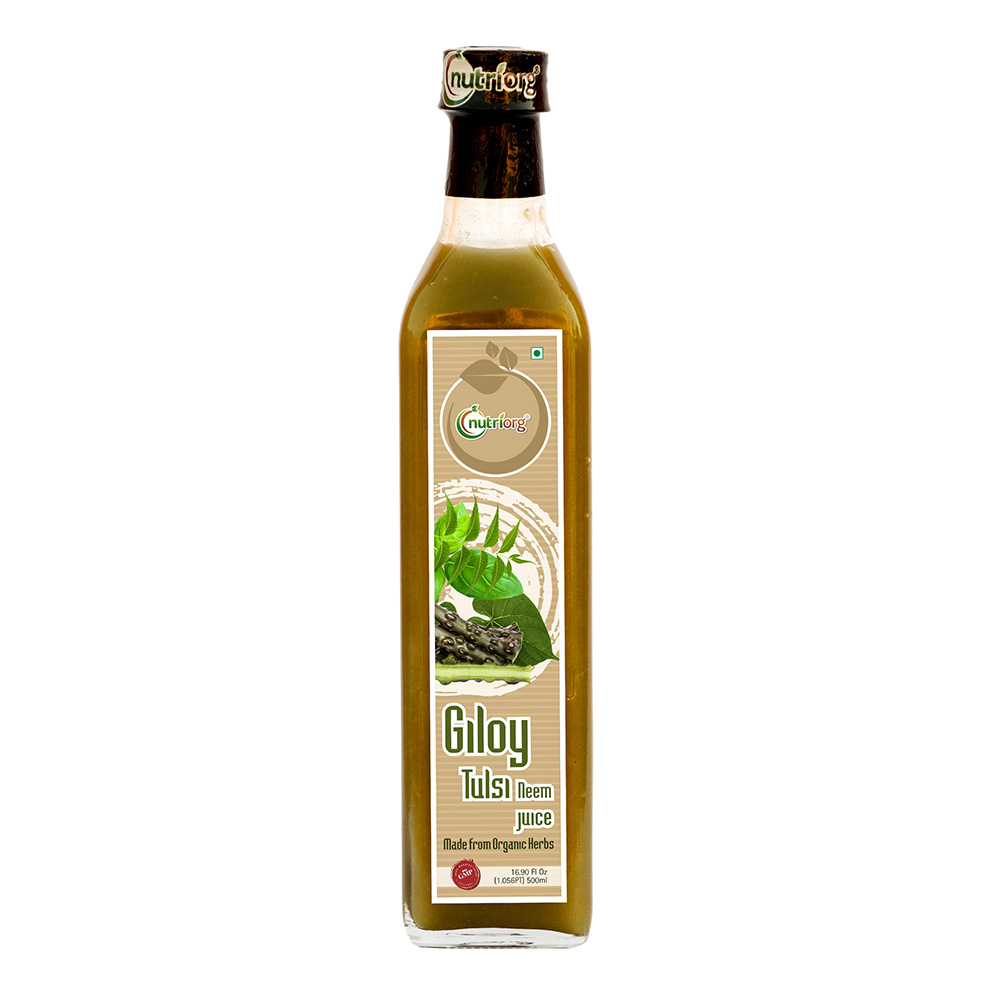 Picture of Nutriorg Giloy with Neem Tulsi Juice 500 ml