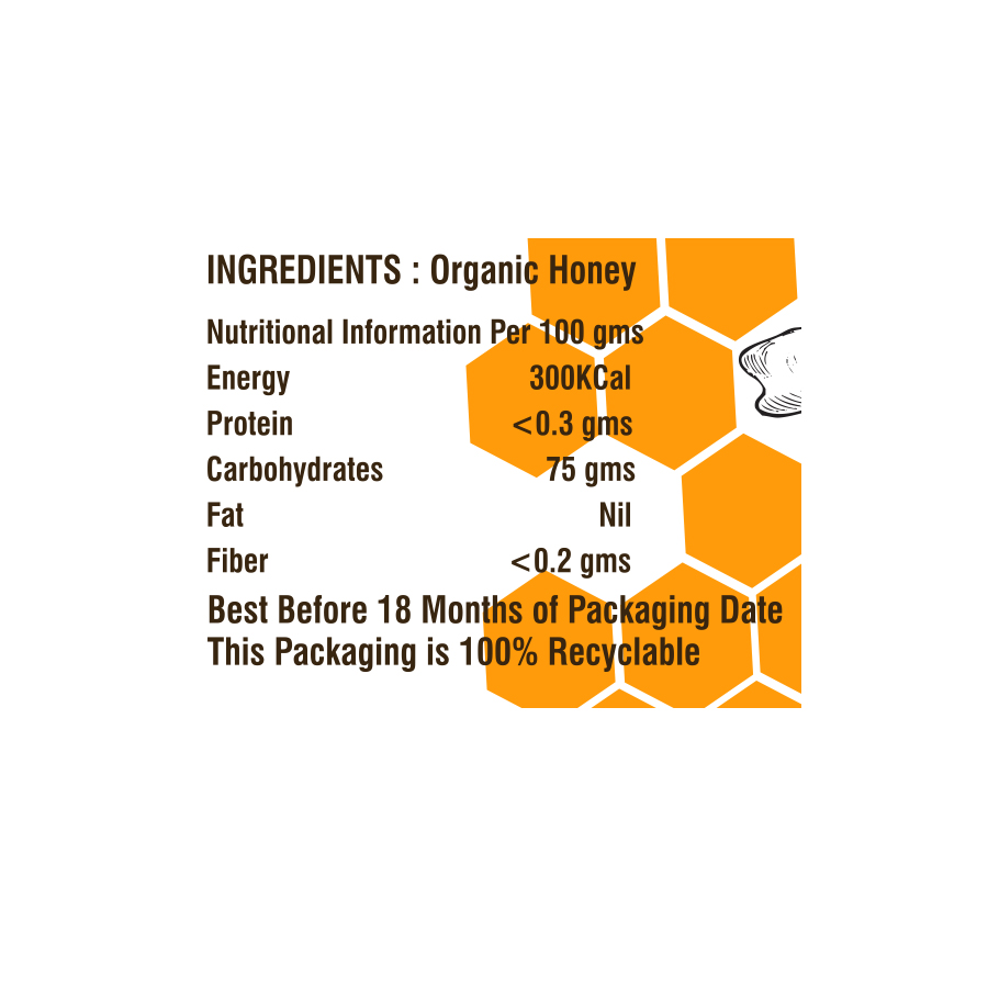 Picture of Nutriorg Certified Organic High Altitude Honey 250g