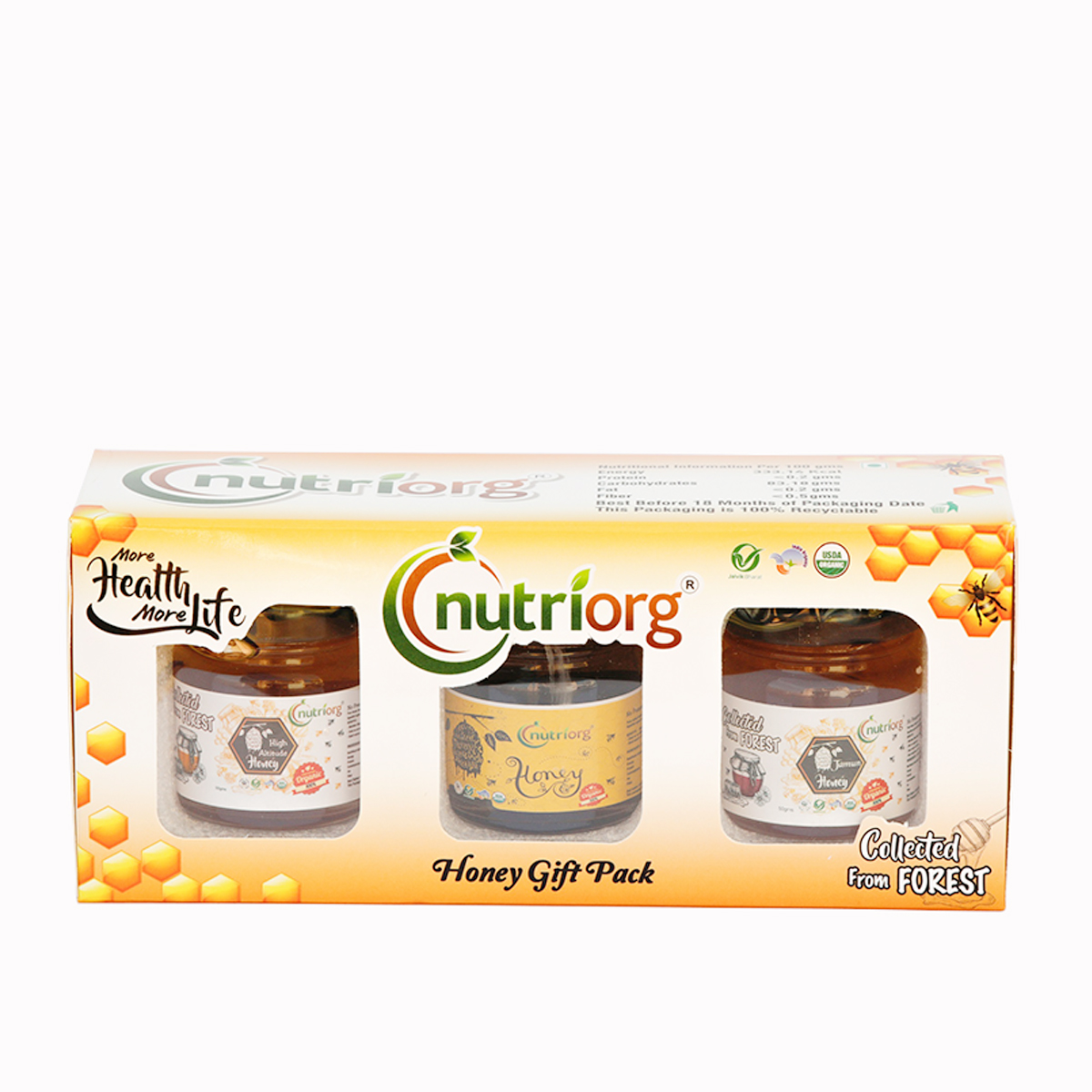 Show details for Nutriorg Honey gift pack - 150 gms Picture of Nutriorg Honey gift pack - 150 gms